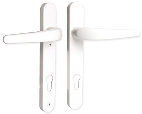 Sterling DH1W uPVC Lever Door Handles, White, Set of 2 Pieces