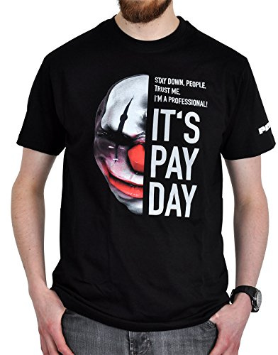 Payday 2 T-Shirt Chains Mask, X-Large (Electronic Games) [Importación Inglesa]