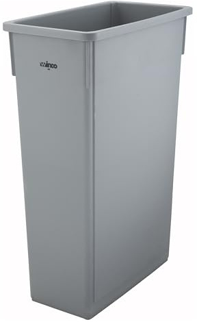 Winco PTC-23SG Poubelle fine, 79 litres, gris