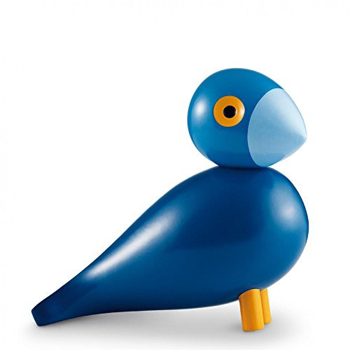 Kay Bojesen Singvogel Kay, Holzvogel, Songbirds, 1950 (Blau)