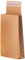 Faltentasche mit Klotzboden C4 (324x229x40mm) haftklebend braun 130g 250 Stück