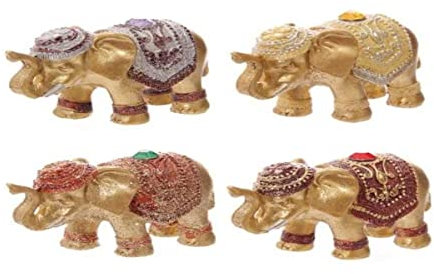 Puckator ELE08 Porte-Encens Éléphant Doré