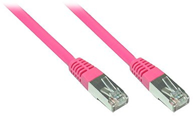 Good Connections Patchkabel, Cat. 6, S/FTP, PiMF, PVC, 250MHz, Magenta, 40m