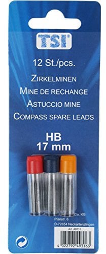 TSI 49316 macchina per compasso, disegno tecnico, confezione da 12 durezza HB