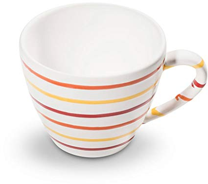 GMUNDNER KERAMIK Kaffeetasse Gourmet Füllmenge : 0.2 Liter Landlust Geschirr, handgemacht in Österreich
