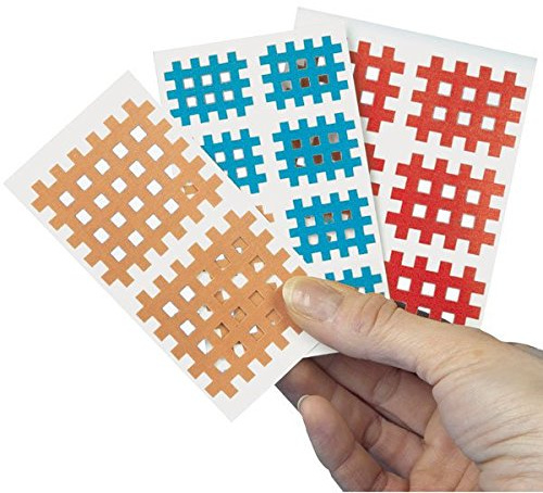 Servoprax S8 ATC1R AQ Strip Gittertape, 20 x 9 Pflastern, 3 x 2 cm, rot