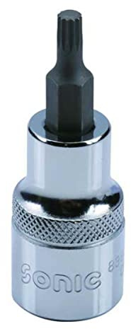 Sonic 83806206 M6 Bit Stecknuss XZN, 1/2 Zoll