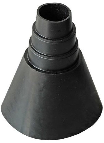 50mm Manschette/Montagestutzen Werit 14376 für Mastdurchmesser 32 - 50mm UV-beständig schwarz