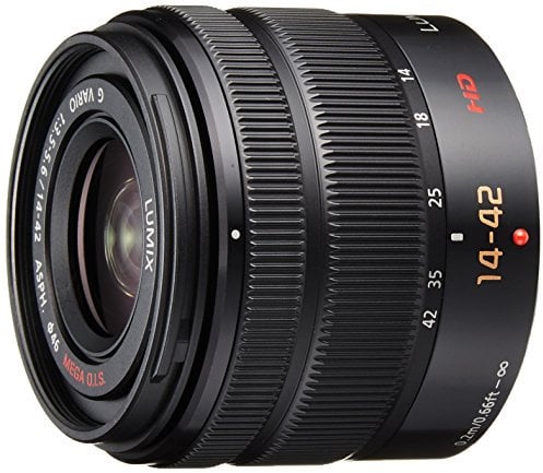 Panasonic 14-42 mm/F 3,5-5,6 II G Vario ASPH OIS H-FS1442A Objectifs 14 mm