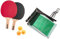 Dunlop AC Rage Championship Tischtennis-Set, 2 Schläger und 1 Netz