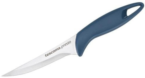 Tescoma 863003 Presto Coltello Sbucciatore, Acciaio Inossidabile, Blu, 8 cm, 1 Pezzo