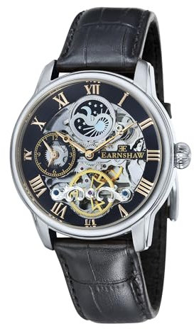 Thomas Earnshaw Herren- Armbanduhr Longitude Analog Automatik