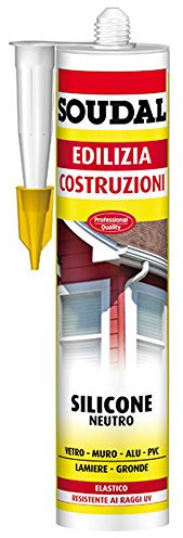 Soudal, Silicone Edilizia, 300ml, Rame, Flessibile e Resistente ai Raggi UV, Per Giunti di Costruzione, Ideale per PVC, Vetro e Metallo