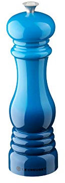 Le Creuset Salzmühle, ABS-Kunststoff, 6,2 x 6,2 x 20,8 cm, Keramik-Mahlwerk, Marseille (Blau)