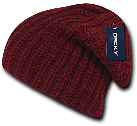 Decky Beanie Cozy Knit Einheitsgröße Scharlachrot