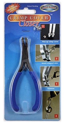 BEAD BUDDY Crimp Cover Closing Pliers, Blue