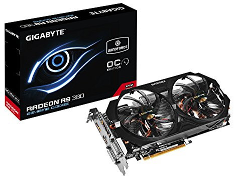 Gigabyte GV-R938WF2OC-2GD AMD Radeon R9 380 2Go carte graphique