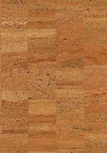 Rayher 63010000 Korkstoff, Natur, Zuschnitt gerollt, 45 x 30 cm, Stärke 0,5 mm, vegane Lederalternative, zum Basteln, Nähen, Kleben, Schneiden, Stanzen, Bemalen, Beschriften
