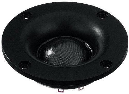 MONACOR DT-25N Neodym-Hi-Fi-Hochtöner, 40W, 8Ω, schwarz