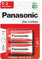 Panasonic C Size Battery Zinc Carbon - 2 pack