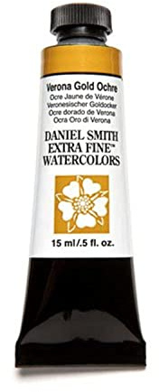 Verona Gold Ochre Series 1, 15ml Tube Daniel Smith Extra Fine Watercolour