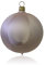 Lauschaer Glas Christbaumkugeln Eislack Champagner 5 Stück d 6cm Christbaumschmuck Weihnachtsbaumschmuck mundgeblasen