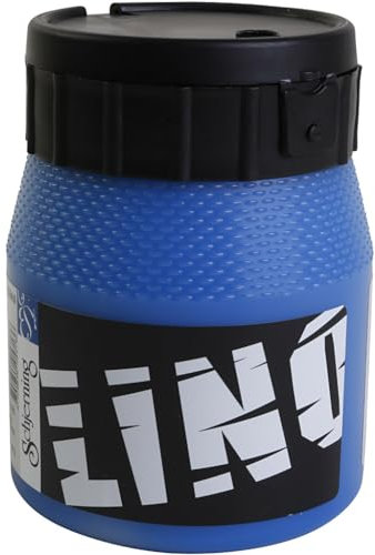Linoldruckfarbe, blau, 250ml