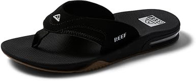 Reef Fanning, Herren Zehentrenner, Schwarz (Black/Silver BLS), 44 EU (10 UK)