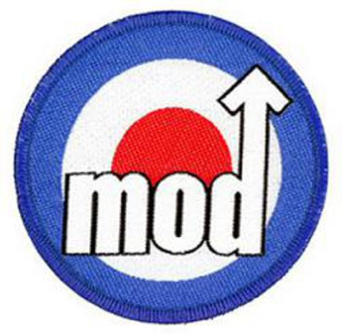 Mod Target Embroidered Patch 8cm Dia (3 Dia) by Klicnow