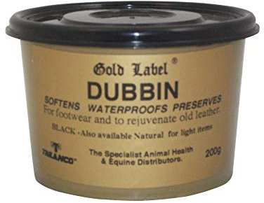 Gold Label Dubbin 200g Black - Black, 200g