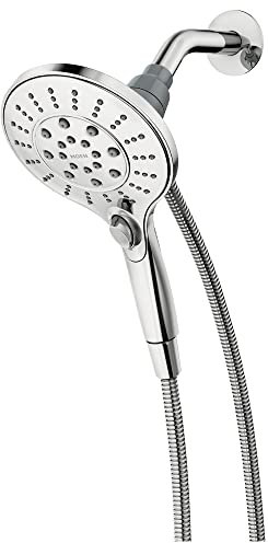 Moen 26112 Engage Magnetix Six-Function 5.5-Inch Handheld Showerhead with Magnetic Docking System, Chrome, Pack of 1