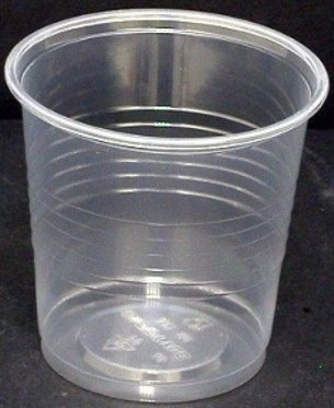 Bicchieri di plastica trasparenti 166cc - 30 confezioni da 100pz