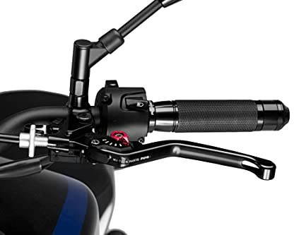 PUIG 220NR 3.0 clutch lever. Fixed black with selector Red