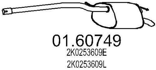 MTS Company 01.60749 Endschalldämpfer