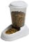 Ferplast Distributeur de croquettes pour Chiens et Chats Zenith, 3 litres, Distributeur de croquettes pour Animaux, Fond antidérapant, 20,2 x 29,2 x h 28,8 cm Blanc