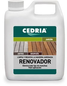 Renovador- limpiador de maderas agrisadas - 1 litro -