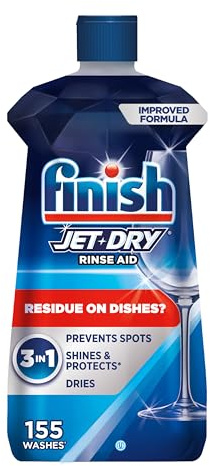Finish Jet-Dry Rinse Aid, 16oz, Dishwasher Rinse Agent & Drying Agent (Packaging May Vary)