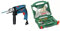 Bosch GSB 13 RE Professional - Taladro percutor (600 W, 240 V) + x-line - Maletín X-Line de 50 unidades para taladrar y atornillar - 236 x 259 x 64