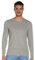 JACK & JONES Men's Basic O-Neck Tee T-Shirt, Light Grey Melange, M