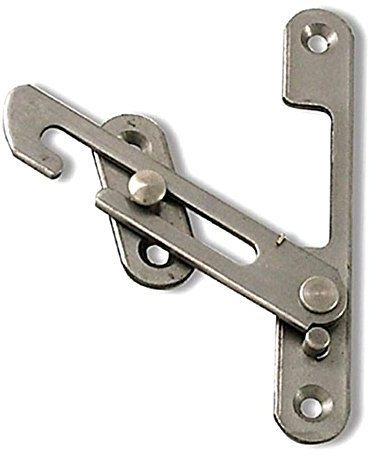 UPVC Window Restrictor Hook. Child Lock Restrictor Safety Catch (Left Handed)