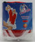Smiffys Weihnachtsmann-Handschuhe mit Fingerband und Marabu-Motiv, Rot
