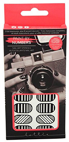 Lottie Nail Art Stencils Paint By Numbers