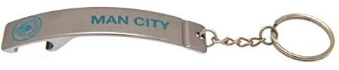 MANCHESTER CITY FC Man City Sleek Bottle Opener Keyring, Adults, Unisex, Multicoloured (Multicoloured), One Size