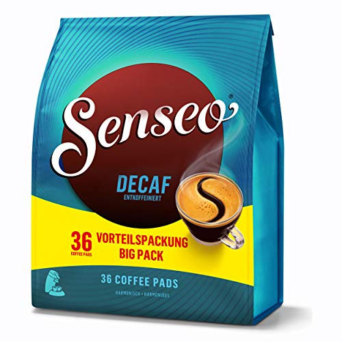 Senseo Décaféiné, Nouveaux Design, 36 Dosettes de Café