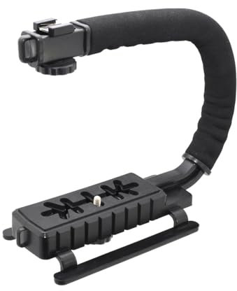 Aluminium Mini Folding Halterung für Nikon 1 J5 (geeignet für Mikrofone oder Blitze)