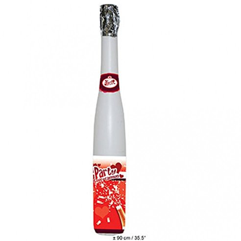 Krause & Sohn Sektflasche Shooter mit Papierstreifen Konfettikanone Hochzeit Geburtstag
