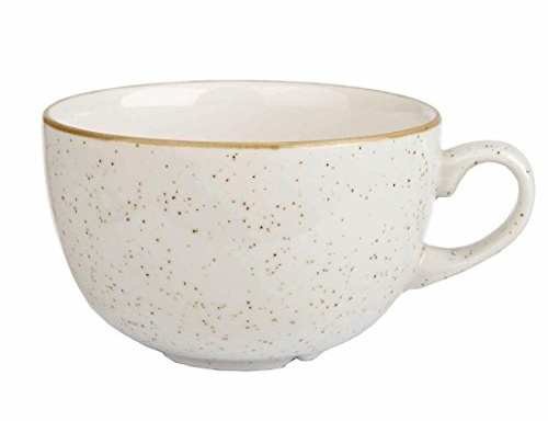 Churchill Stonecast Cappuccino Cup Barley White 8oz