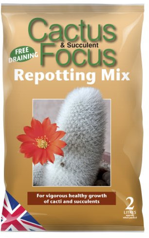 Growth Technology Repotting Mix Orchid Houseplant Cactus Citrus Bonsai Carnivorous African Violet (Cactus 2L)