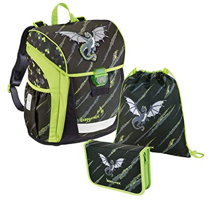 Baggymax Schulranzenset Niffty Dragon 3-Teilig