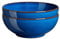 Denby - Imperial Blue Cereal Bowls Set of 2 - Dishwasher Microwave Safe Crockery 820ml 17cm - Royal Blue Ceramic Stoneware Tableware - Chip & Crack Resistant Coupe Soup Bowls